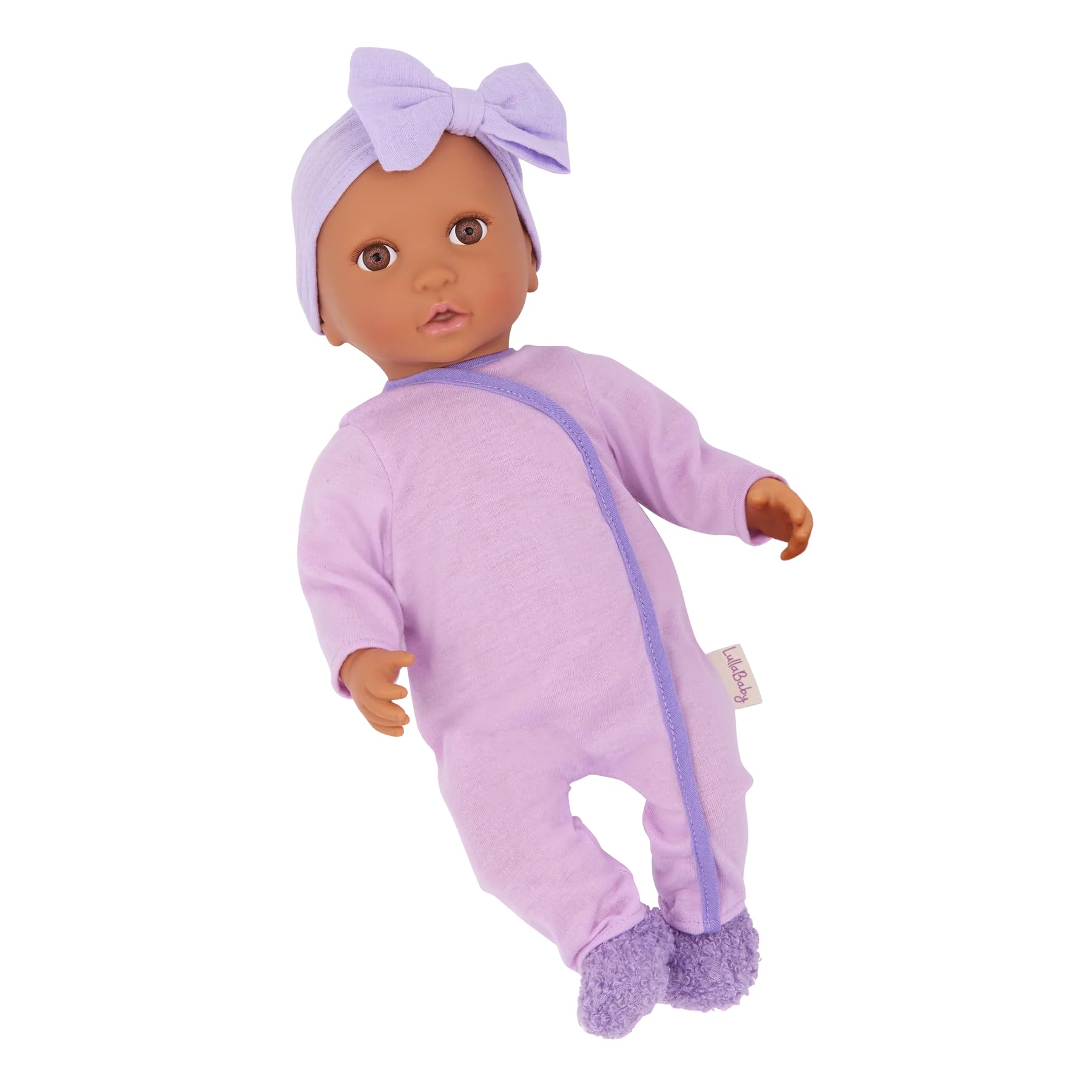 LullaBaby - 13 Pieces Fashion Set - 14-Inch Baby Doll Clothes - Pajama, Dress & Bath Accessories - Pretend Play 2+ Years- Baby Doll Clothing Set