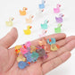 YUSHINDI 150 Pcs Mini Resin Ducks Figurines, Glow-in-the-Dark Miniatures for Fairy Gardens, Terrariums, Micro Landscapes & DIY Decorative Crafts
