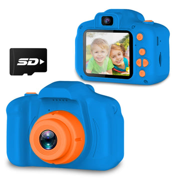 Seckton Upgrade Kids Selfie Camera, Christmas Birthday Gifts for Boys Age 3-9, HD Digital Video Cameras for Toddler, Portable Toy for 3 4 5 6 7 8 Year