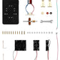 QWORK Electric Motor DC Motors Model, DIY Simple Project Assemble Kit DC 9V 12V for School Students Labs Physics Science Educational