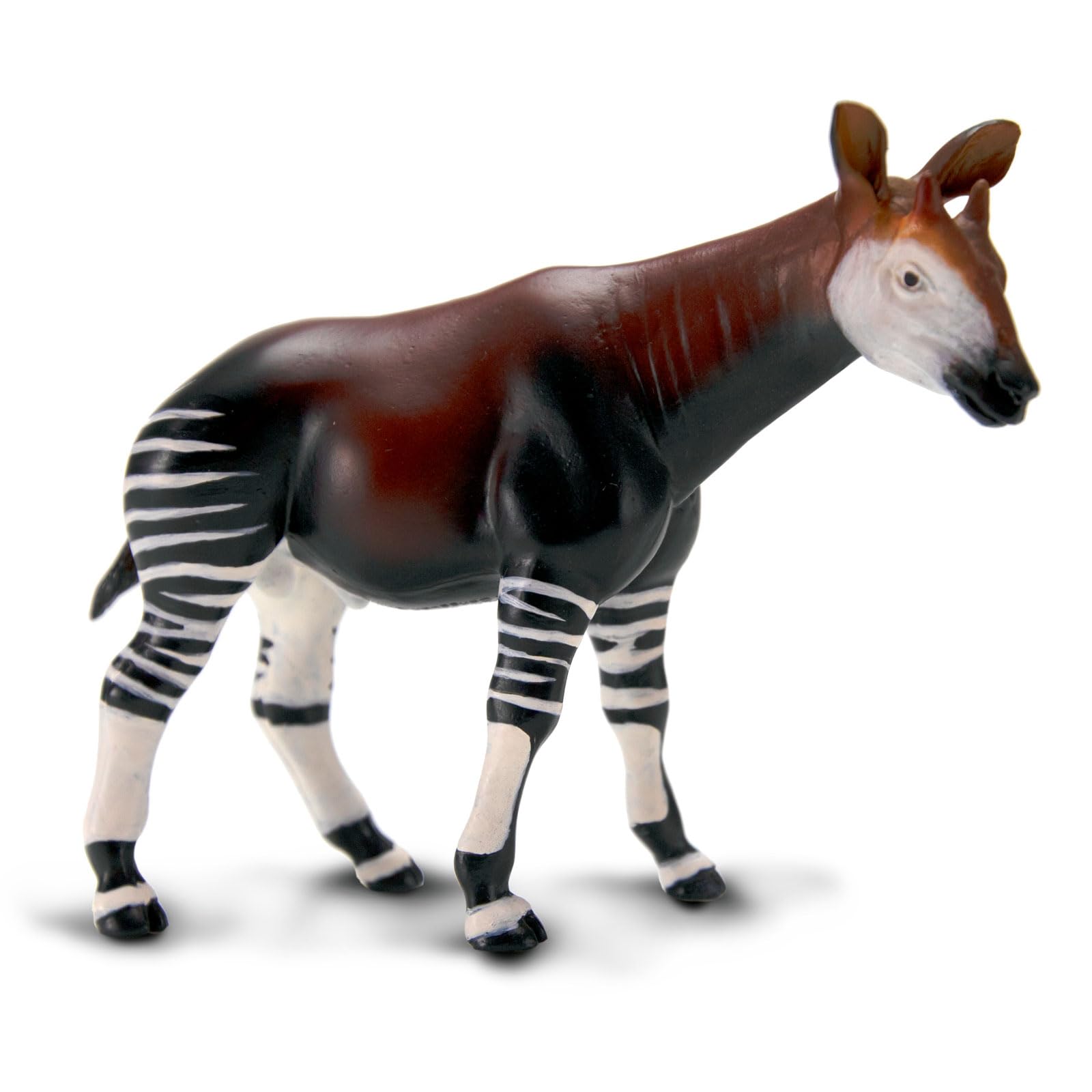 Safari Ltd. Okapi Figure - Realistic 5" Wildlife Model - Educational Toy for Boys, Girls, and Kids Ages 3+