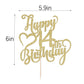 AROKIPPRY Happy 14th Birthday Cake Topper - 14th Birthday Cake Decoration
