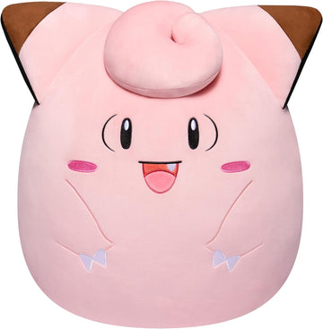 Squishmallows Pokemon Squad 10 Inch Ultrasoft Animal Collectible Pillow, Official KellyToy (Clefairy), SQPK00011