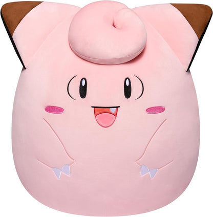 Squishmallows Pokemon Squad 10 Inch Ultrasoft Animal Collectible Pillow, Official KellyToy (Clefairy), SQPK00011