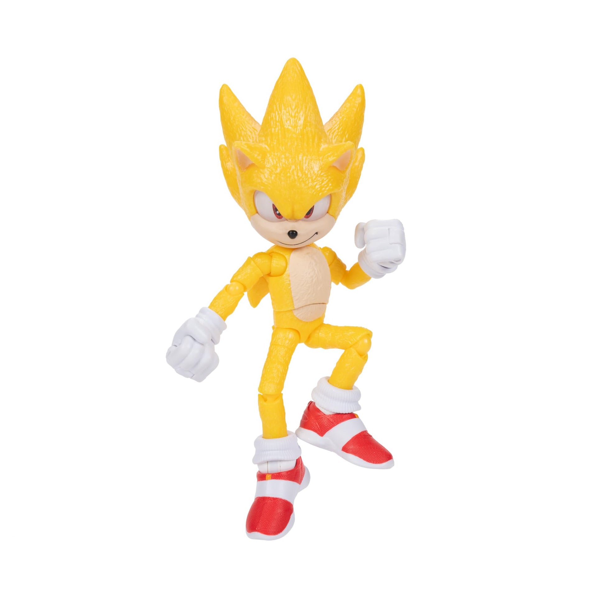 Sonic The Hedgehog 3 Movie 5-InchAction Figure 4-Pack, Articulated Figures from Jakks Pacific's Wave 2 Include Super Sonic The Hedgehog, Shadow
