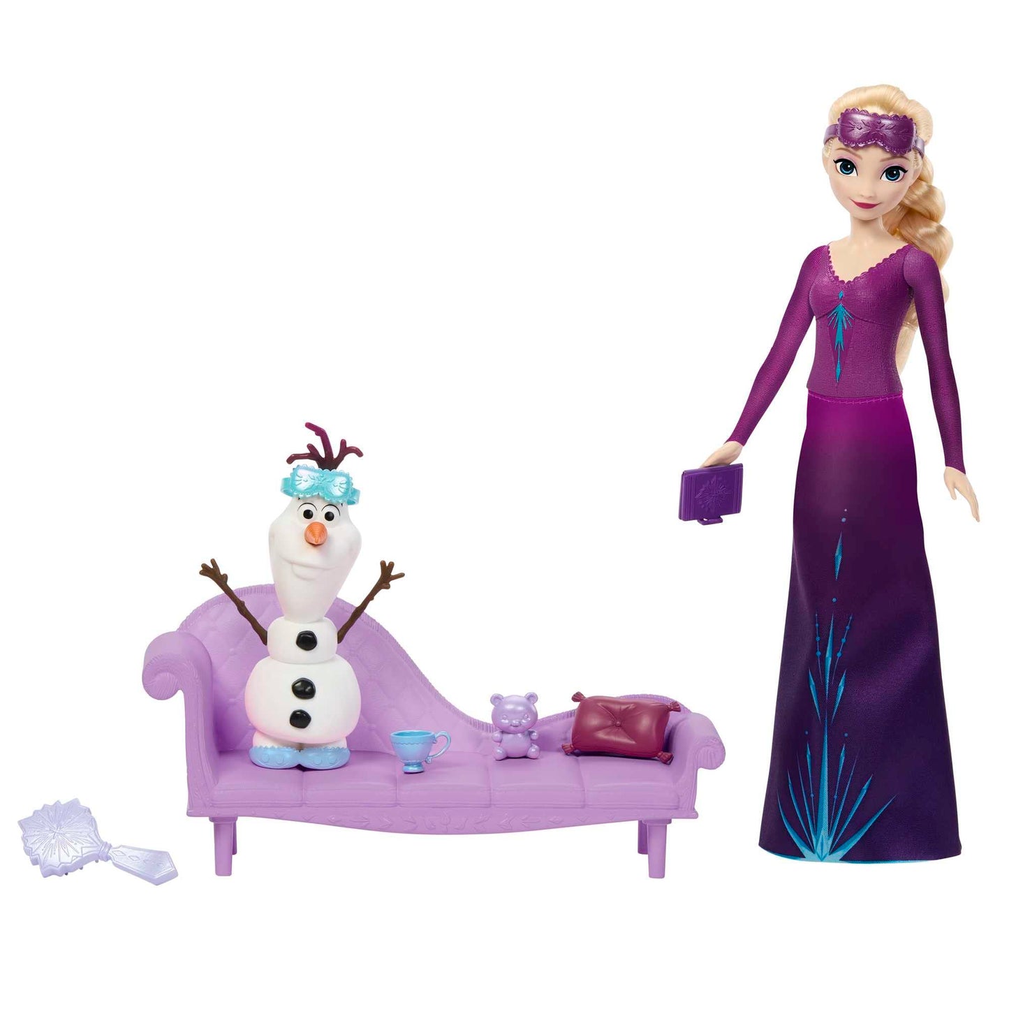 Mattel Disney Frozen Snow Dreams Elsa and Olaf 8-Piece Bedtime Set