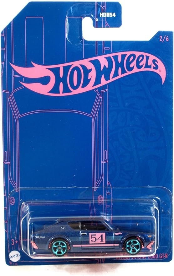 Hot Wheels 54th Anniversary Pearl and Chrome Series Wave 2 Set of 5 Diecast Vehicles Bundle