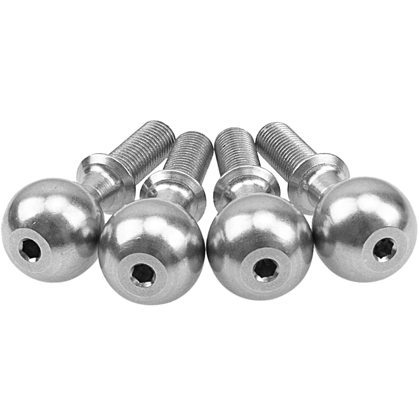 4Pcs ShareGoo Steel Pivot Ball M6x14x35mm for Steering Knuckle A-Arms Compatible with Arrma Kraton Outcast Talion Notorious 6S BLX 1/8 RC Car Repalce