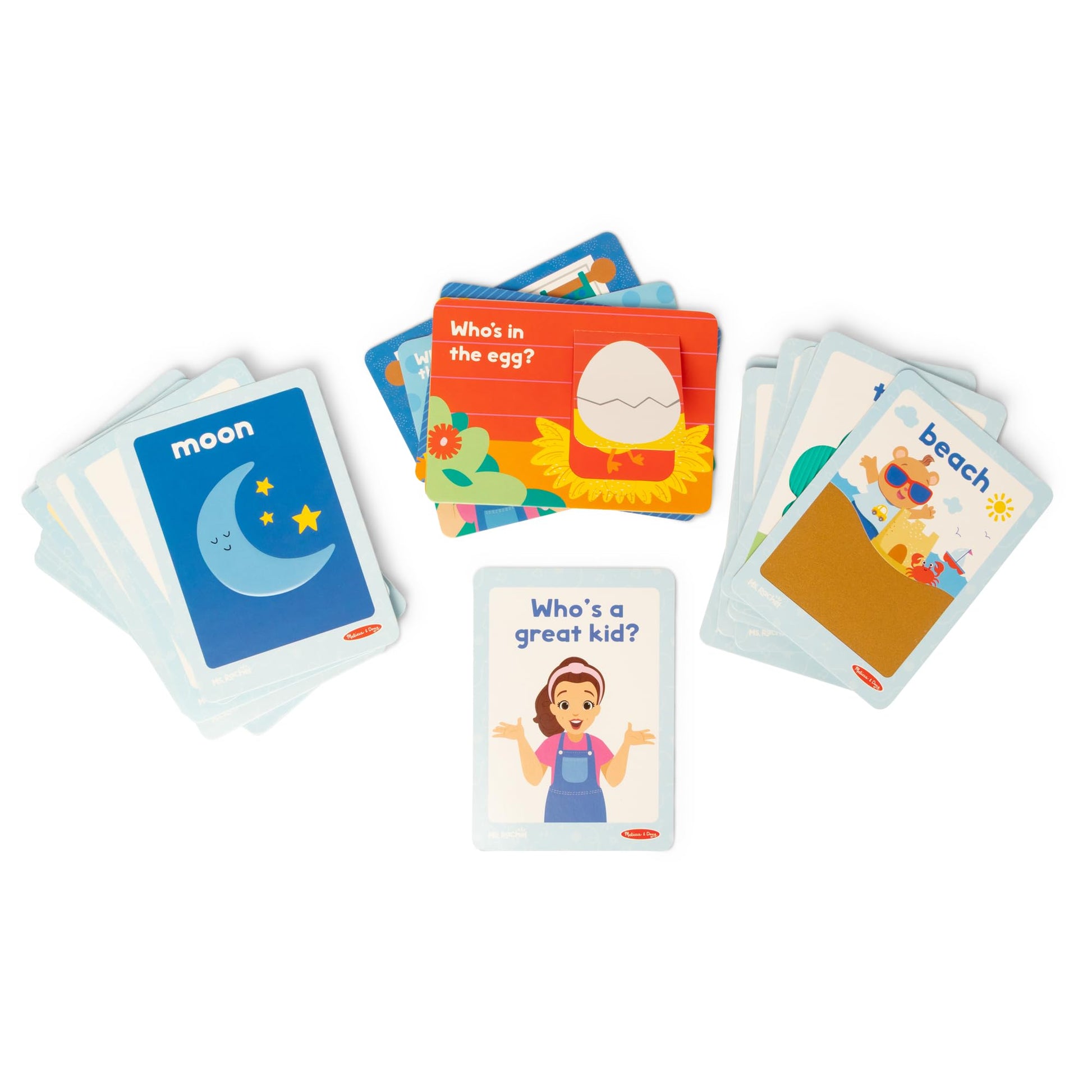 Melissa & Doug Ms. Rachel First Words Textured Sensory Flashcards