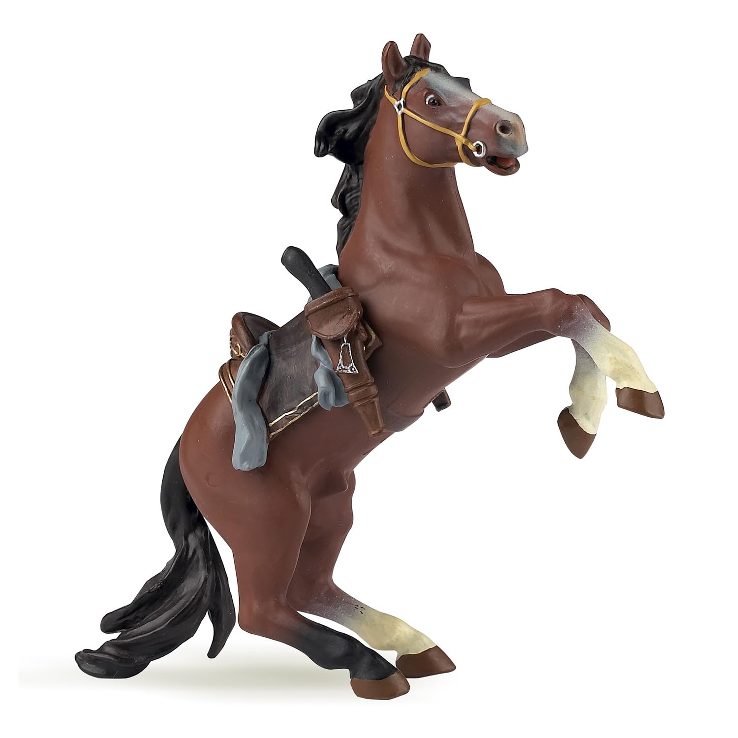 Papo - Realistic Musketeer Horse Figure - Ages 3+ - Historical Collection - Creative Play Musketeer Adventure - Gift Idea Toy for Girls and Boys
