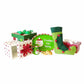 THE QUEEN'S TREASURES 18 Inch Doll Accessories, Christmas Play Set Includes 3 Gift Boxes, Stocking, Platter, Mug & Cookies for Santa. Compatible