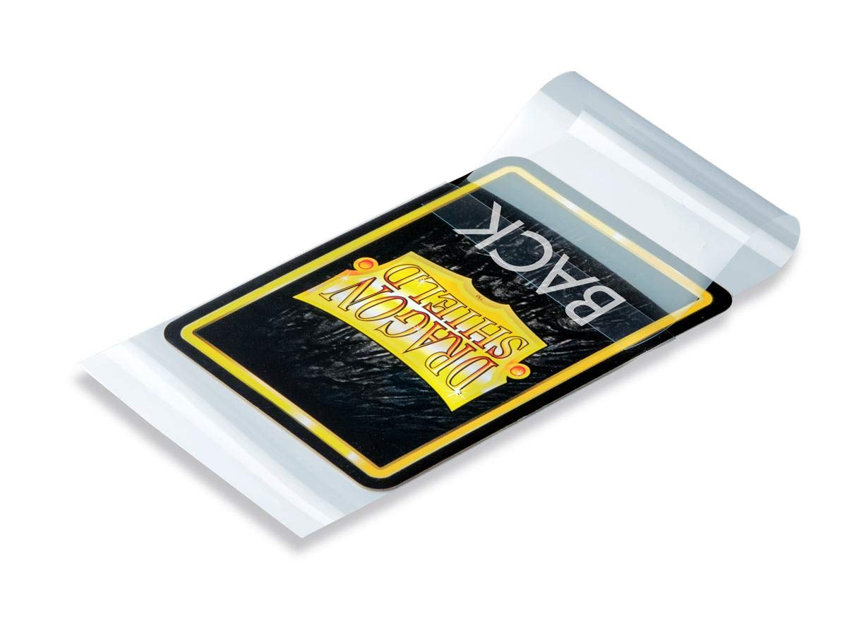 Dragon Shield 100 Standard Size Perfect Fit Clear Resealable Sleeves (1 Pack)