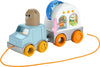Fisher-Price Campervan Pulling The Forest of Friendship, with Sensory Activities for Children from 1 year, JKD52