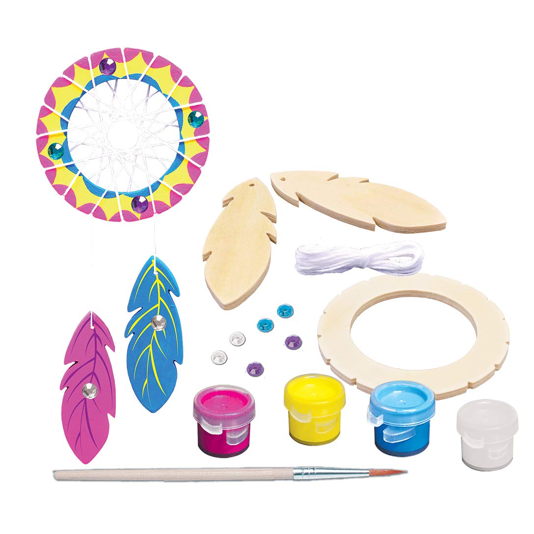 Works of Ahhh Mini Craft Set - Dream Catcher Build & Paint Family Craft Set