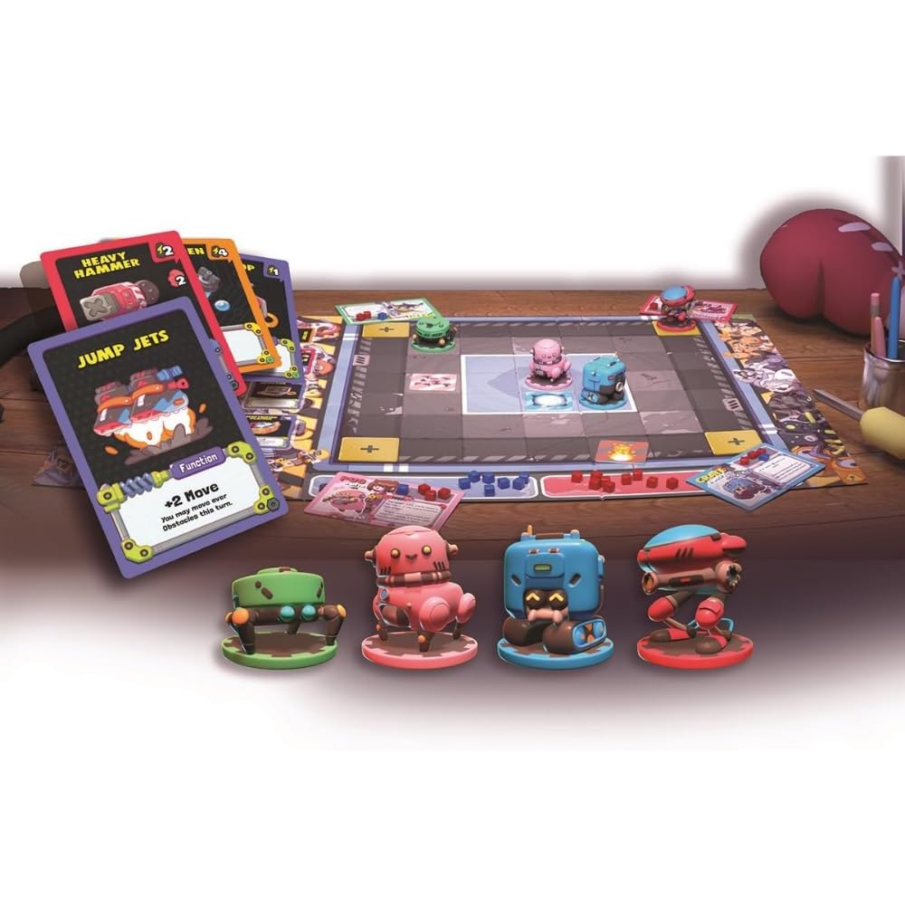Wise Wizard Games: Robot Quest Arena Deckbuilding Board Game