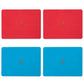 Yellow Mountain Imports Mahjong Tile Mixer Combo - 4 Manual Shufflers (2 Red and 2 Blue)