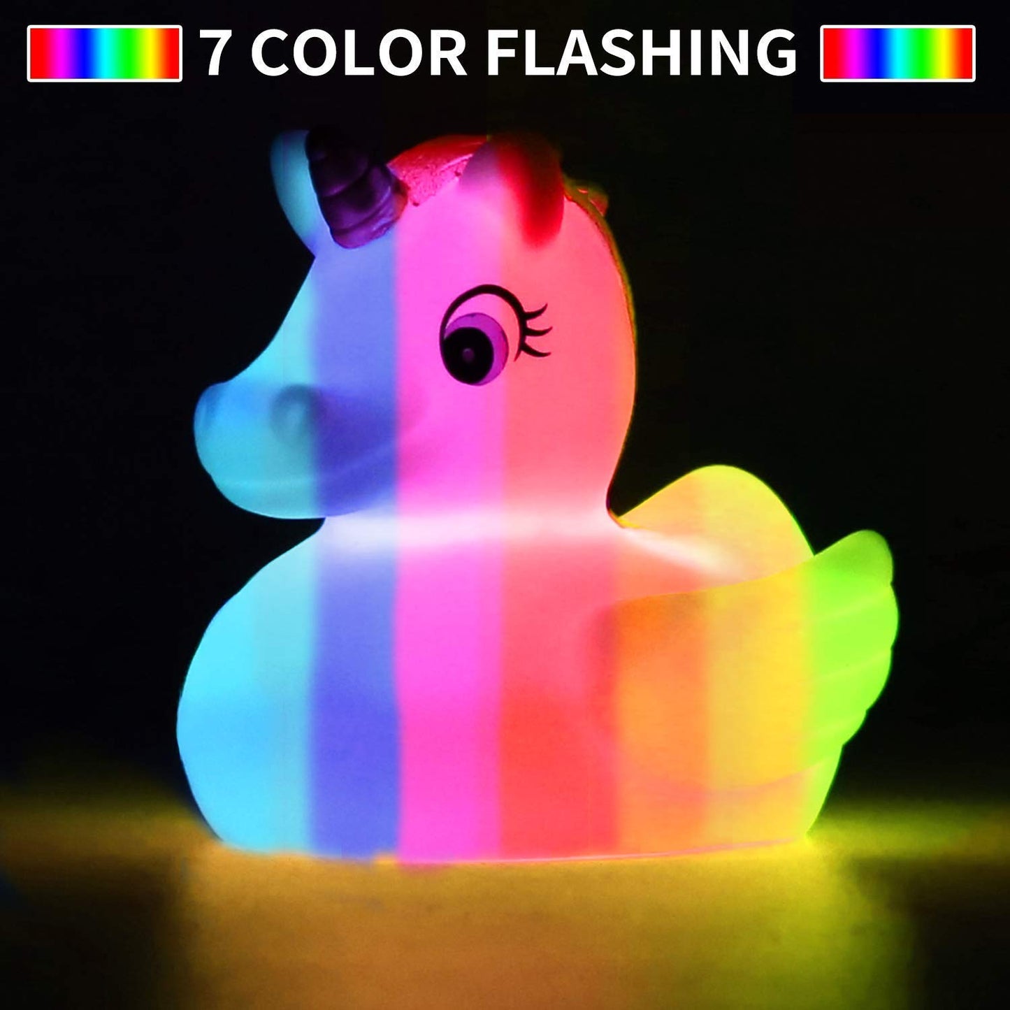 No Hole Bath Toy, 12 Pack Light up Animal, Flashing Color Tub Toys for Toddler Swimming Pool Party Bathtub Bathroom Shower Game, Bathtub Floating