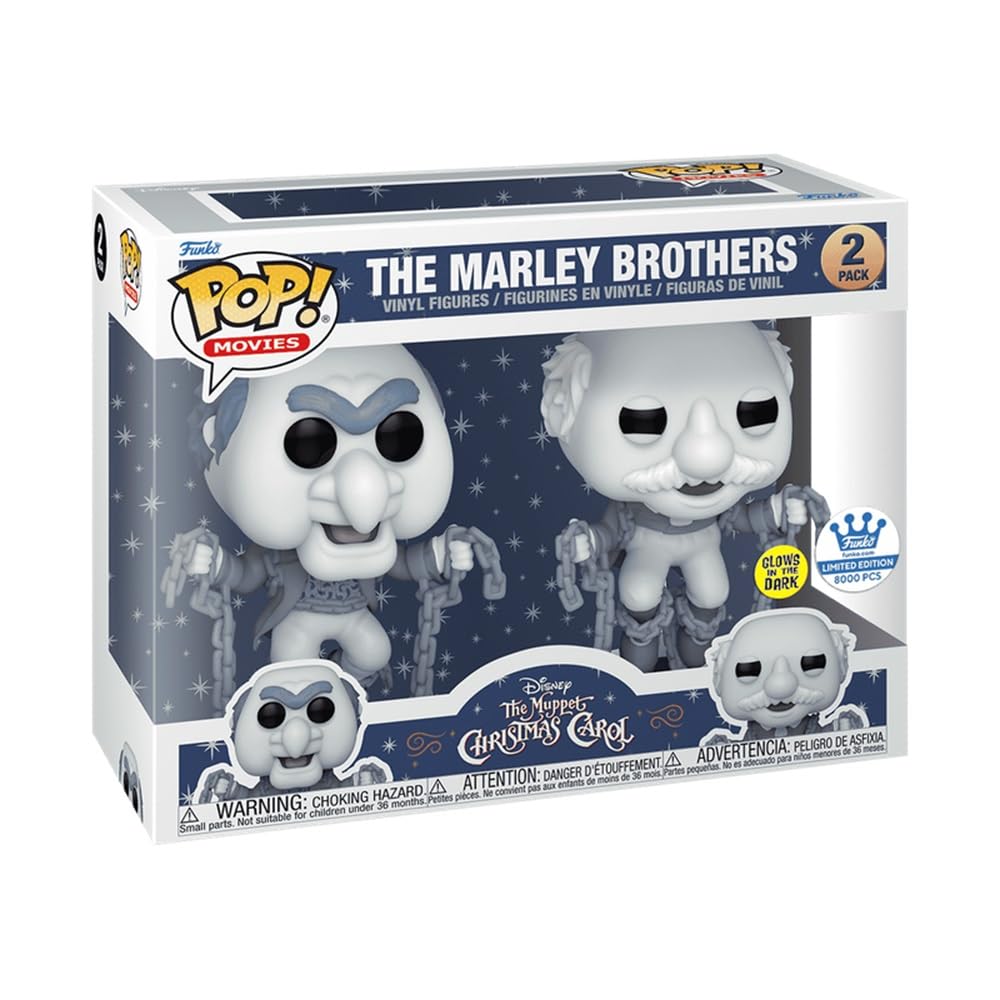Funko Pop! Movies: The Muppets - Marley Brothers 2-Pack Glow Limited to 8000 Pieces Shop Exclusive
