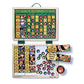 Melissa & Doug Deluxe Wooden Magnetic Responsibility Chart with 90 Magnets