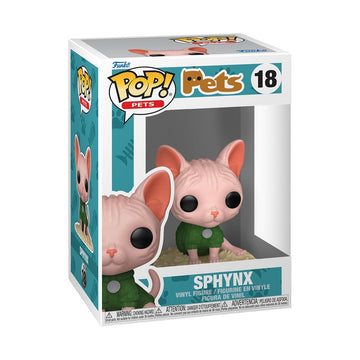 Funko Pop! Pets: Sphinx Cat - Collectable Vinyl Figure - Gift Idea - Official Merchandise - Toys for Kids & Adults - Owned IP Fans - Model Figure for