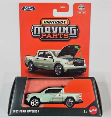 Matchbox Moving Parts 2023 Ford Maverick [Green] 14/50-1:64 Scale Diecast Toy Vehicle