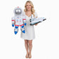 Outer Space Mission Inflatable Astronaut & Space Shuttle (Set of 2)