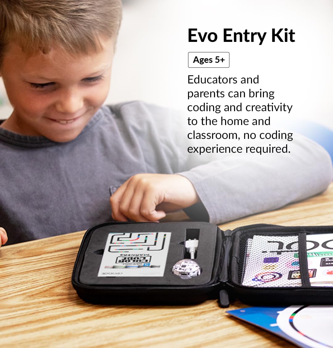 Ozobot Evo Coding Robot Kit | Ages 5-11 | STEM Coding for Kids & Teachers