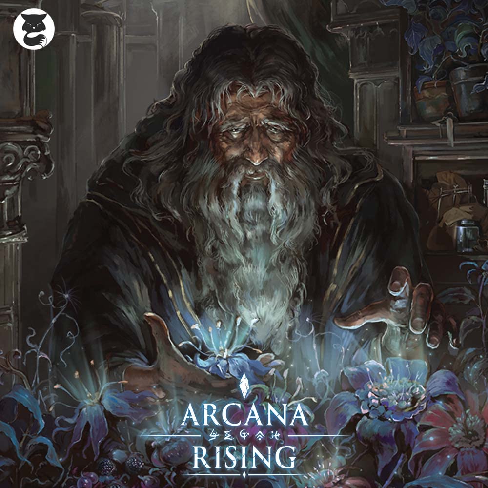 Grey Fox Games Arcana Rising Board Game | Wizardry themed Card Game | 1-6 Players | 20-60 Minutes