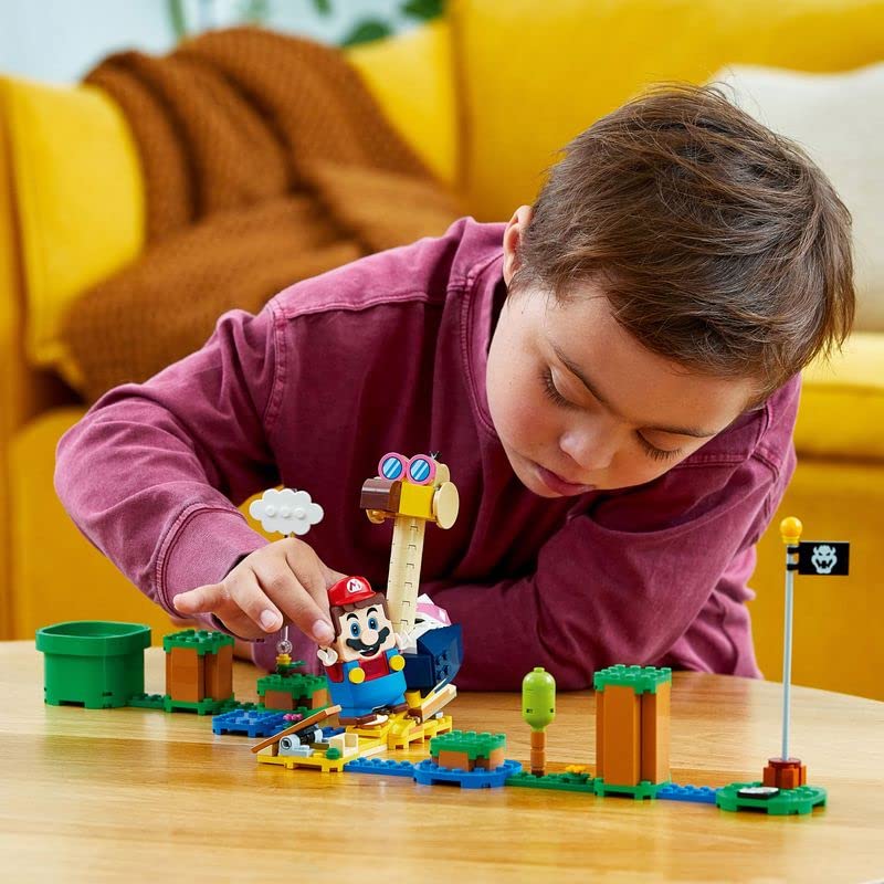 LEGO 71414 Super Mario Conkdor's Noggin Bopper Expansion Set, Buildable Toy to Combine with Mario, Luigi or Peach Starter Course, Gifts for Kids 6