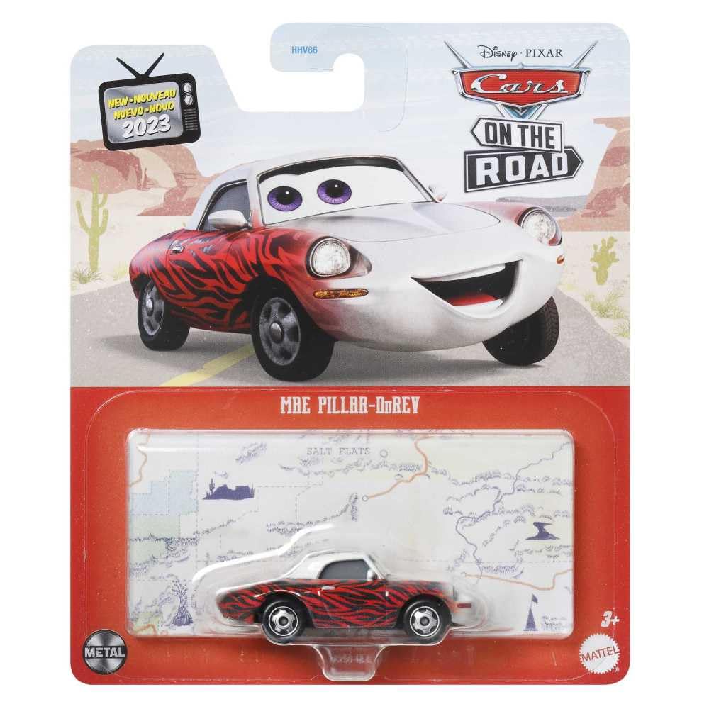 Disney Pixar Cars Mae Pillar-DuRev On The Road 1:64 Scale du rev durev Pillar