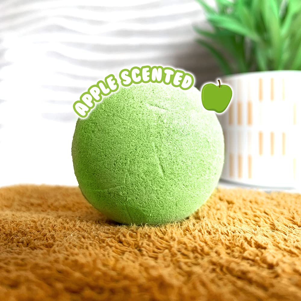 2 x Cool Frog Bath Bombs on Gift Card, Children's Value Birthday Gifts for Boys and Girls, Favours, Rewards, Prizes, Party Bag Fillers, Pinata Toys