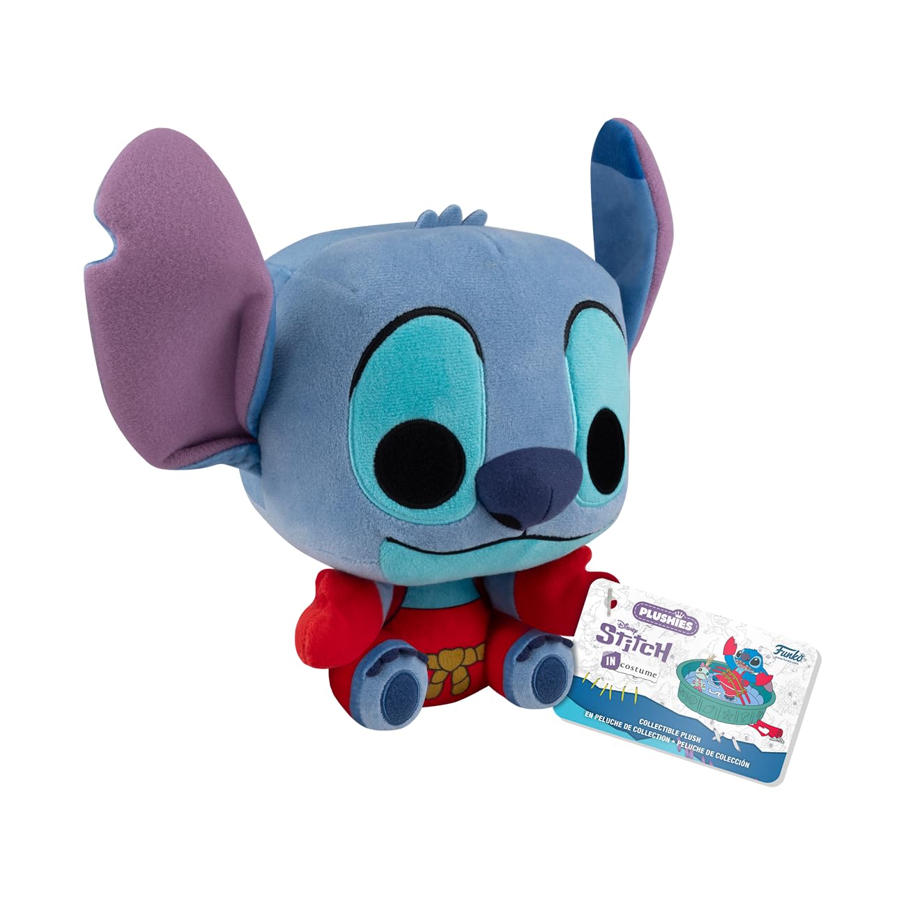 Funko Pop! Plush: Disney Stitch in Costume - The Little Mermaid, Stitch as Sebastian 7"