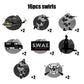 SWAT Theme Hanging Swirl Birthday Party Decors Special Forces Party Dizzy Danglers Military Ceiling Streamers Party Supplies for Adults Pretend Play