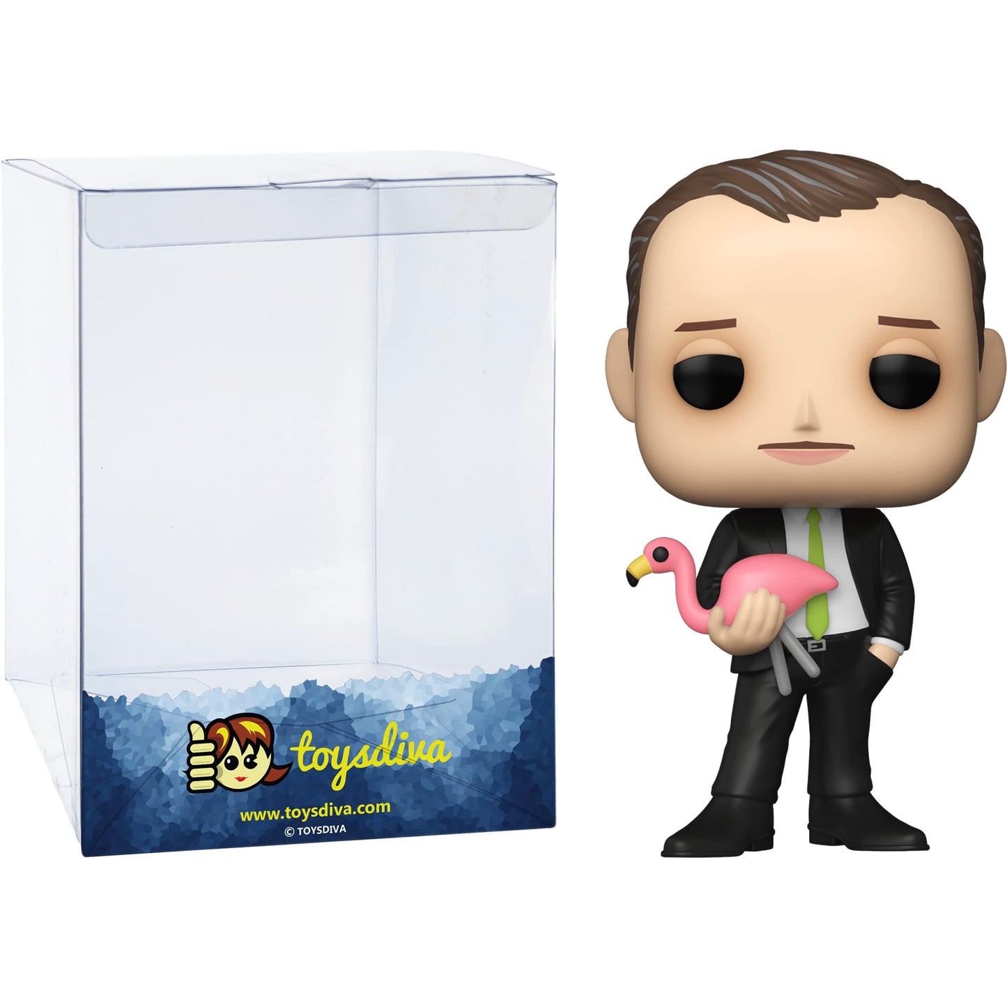 Funko J o h n Waters: P o p ! Icons Vinyl Figurine Bundle with 1 Compatible 'ToysDiva' Graphic Protector (066-55782 - B)