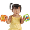 Constructive Playthings Rhythm Band Baby Musical Toys, Plastic, Handles for Easy Grip, Daycare Essentials, Early Learning, Set of 4 Unique