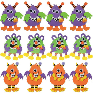 Foam Silly Monsters Magnet Craft Kit - Crafts for Kids and Fun Home Activities