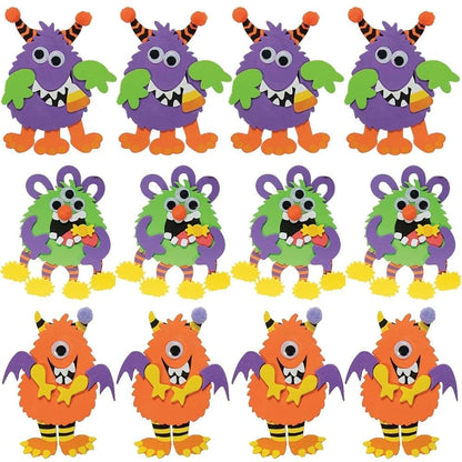 Foam Silly Monsters Magnet Craft Kit - Crafts for Kids and Fun Home Activities