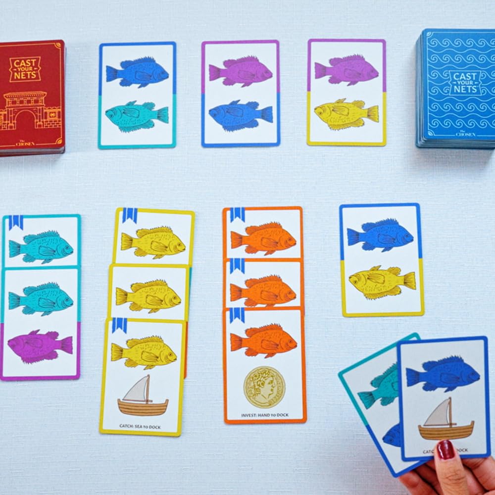 The Chosen Cast Your Nets Card Game - Exciting Christian Game Inspired, Family Fun and Faith for Ages 8+