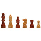 WE Games French Staunton Wooden Chess Pieces, Weighted, Handpolished, Sheesham Wood, 2.5 inch King