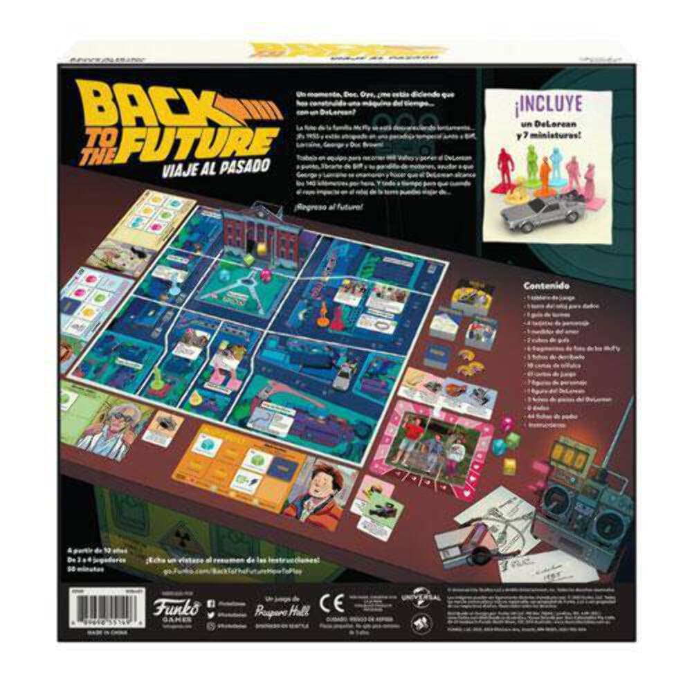 Funko SG:BTTF-Back in Time Strategy Game-Spanish