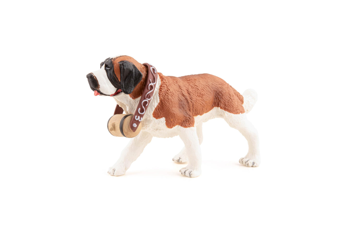 Papo - Realistic Saint Bernard Figure Toy for Kids - Ages 3+ - Dogs and Cats Collection - Educational Play Pets - Gift Idea Toy for Girls and Boys