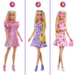 Barbie Dream Dressing Room Playset with 29 Pieces Including Doll, Vanity, Clothing Racks & Accessories, Portable Folding Closet with Handle