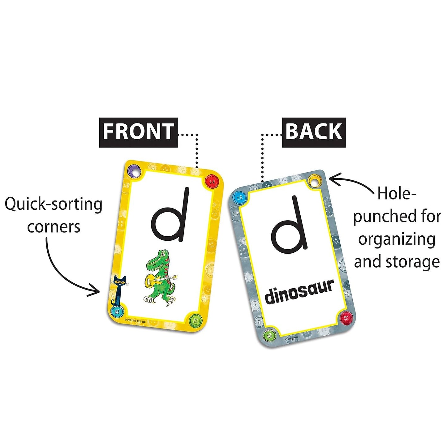 Pete The Cat® Alphabet Flash Cards (EP62065)