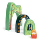 Tender Leaf Toys - Forest Tunnels - Stacking Train Set Accessories - Toy Stacker, Blocks - Open-Ended Toy Set for Inspires Creative and Imaginative