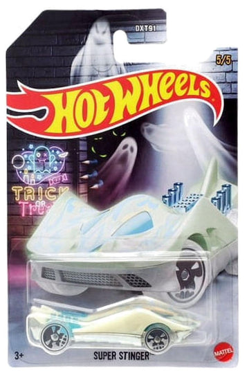 Hot Wheels Mattel 2022 Halloween Die?Cast 5?Vehicle Collector’s Set, Haunted Graphics & Glow Effects, 1:64 Scale, DXT91-956E, Ages 3+