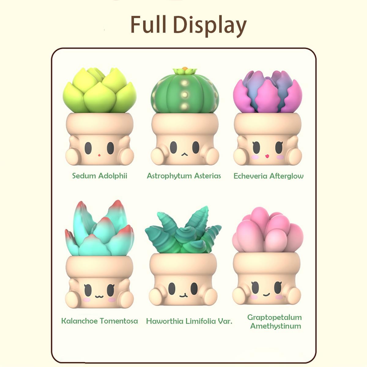 Aven Rabbit Hugging Succulents 2 Series Blind Box Toys for Cute Action Figures Model Birthday Gift Guess Blind Bag Random Collection Toys Popular