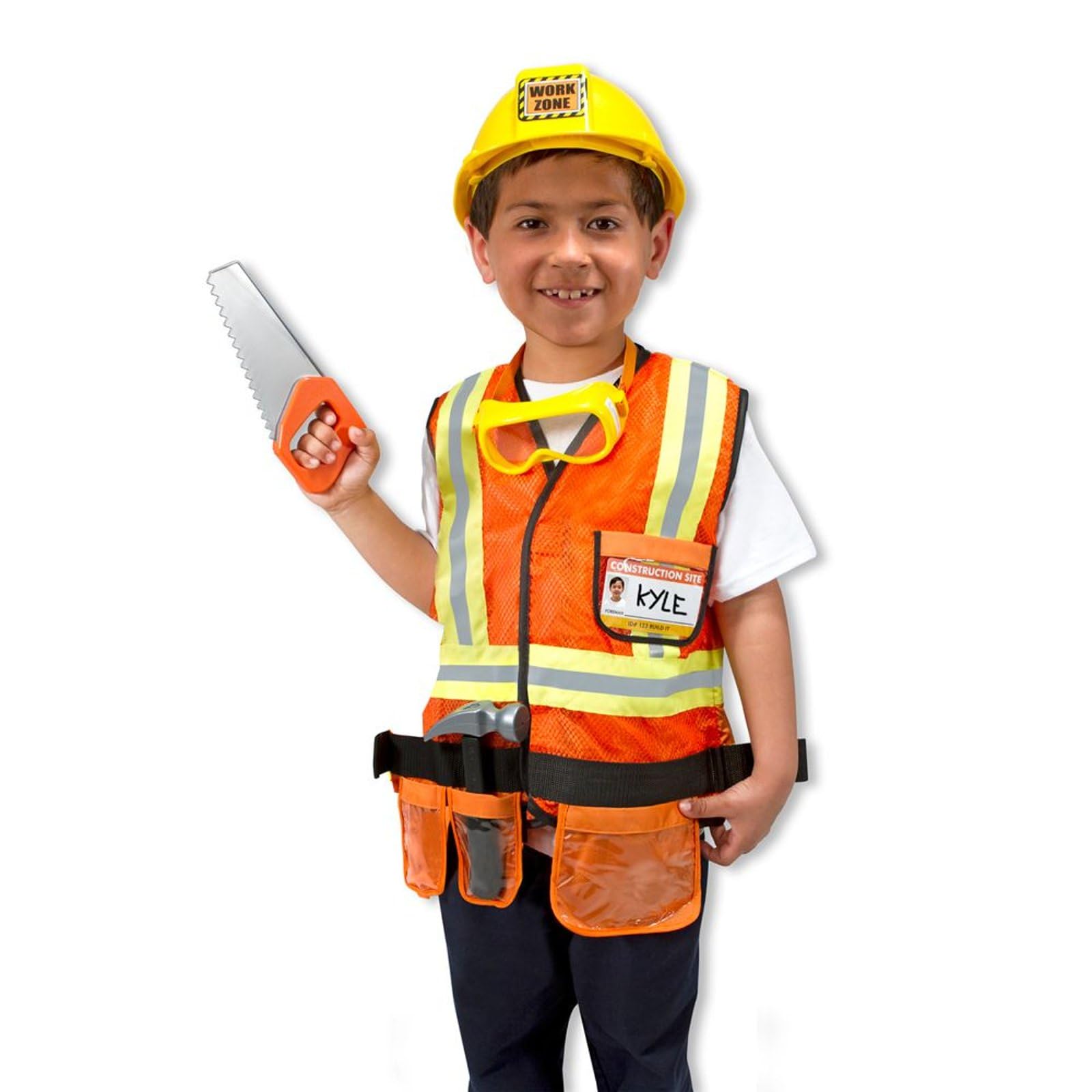 Melissa and Doug Construction Worker (Between Ages 3-6) Costume