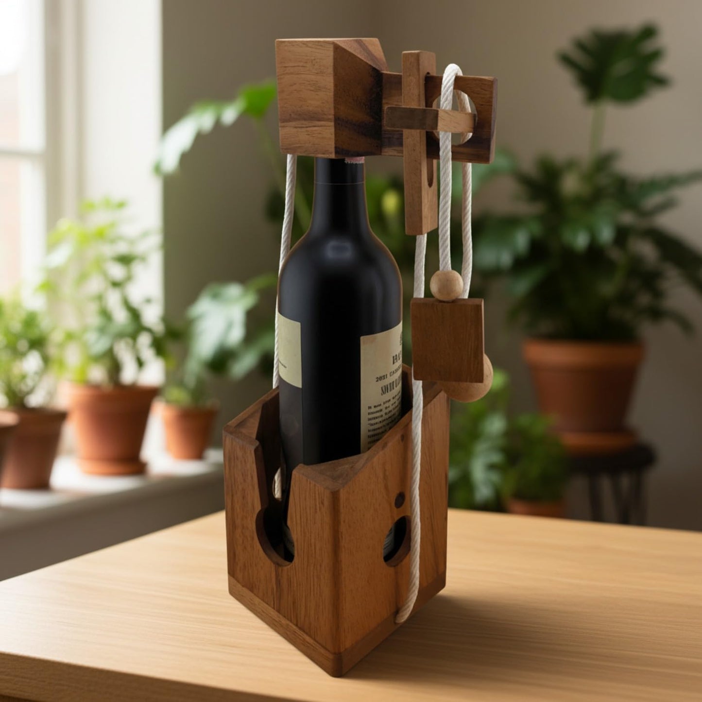 Think-n-Drink Bottle Gift Lock Challenge Puzzle Brainteaser Adults Party