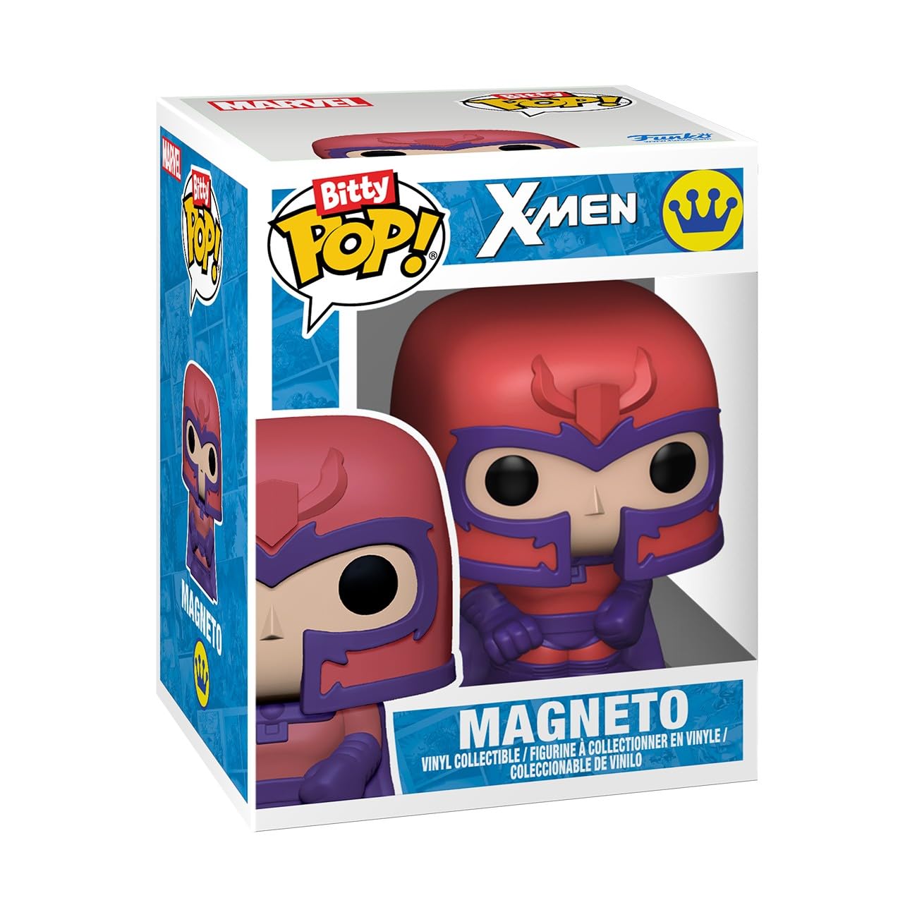 Funko Pop! Bitty: X-Men - Magneto, Scarlet Witch, Quicksilver, and Mystique - 0.9 Inch (2.2 Cm) - Anime Collectable - Gift Idea - Stackable Display