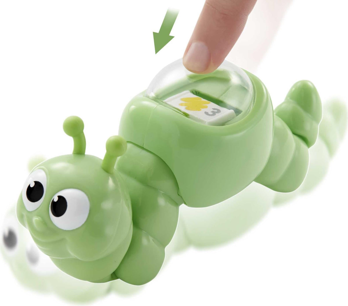 Mattel Games Patty-Pillar Fisher-Price Kids Pre-School Game, Colors, Shapes & Matching with Cards, Tokens & Caterpillar Spinner, 2 to 6 Players, Gift